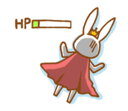 Brave rabbit (EN) sticker #5789756