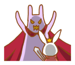 Brave rabbit (EN) sticker #5789761