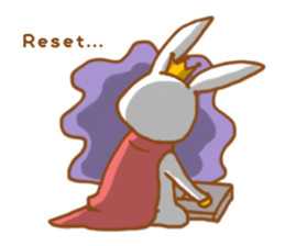 Brave rabbit (EN) sticker #5789763