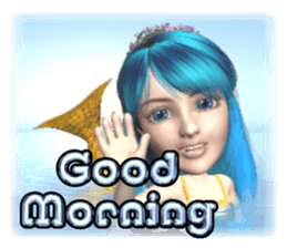 3D pretty girl Comi. sticker #5790543