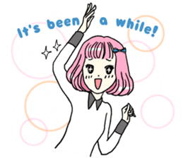 Omowaseburikko Joshi (English version) sticker #5790599