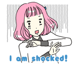 Omowaseburikko Joshi (English version) sticker #5790601