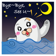 Gray Seal & Pink Penguin sticker #5790767