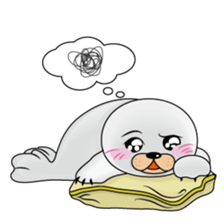 Gray Seal & Pink Penguin sticker #5790774