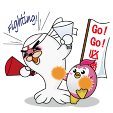 Gray Seal & Pink Penguin sticker #5790786