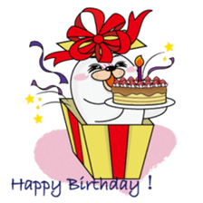 Gray Seal & Pink Penguin sticker #5790793