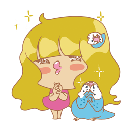 Parakeets and Veggie Girl's Daily Life