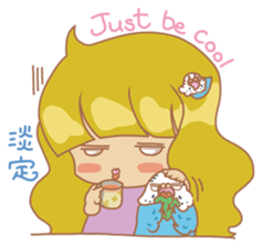 Parakeets and Veggie Girl's Daily Life sticker #5790808