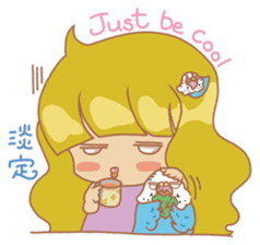 Parakeets and Veggie Girl's Daily Life sticker #5790808