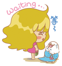 Parakeets and Veggie Girl's Daily Life sticker #5790824