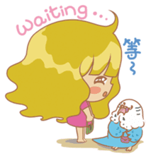 Parakeets and Veggie Girl's Daily Life sticker #5790824