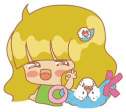 Parakeets and Veggie Girl's Daily Life sticker #5790826