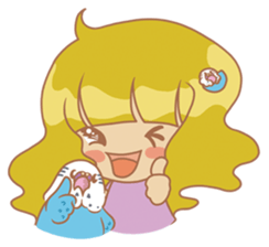 Parakeets and Veggie Girl's Daily Life sticker #5790834