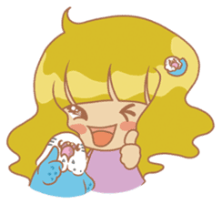 Parakeets and Veggie Girl's Daily Life sticker #5790834