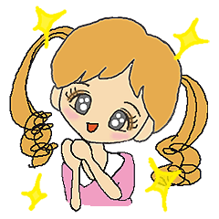 Brown hair a beautiful girl.2(English)