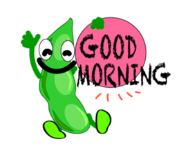 Mr. Edamame sticker #5791884