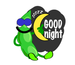 Mr. Edamame sticker #5791885