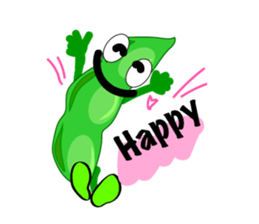 Mr. Edamame sticker #5791886