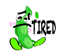 Mr. Edamame sticker #5791887