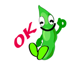 Mr. Edamame sticker #5791888