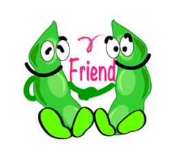 Mr. Edamame sticker #5791892