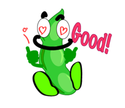 Mr. Edamame sticker #5791894