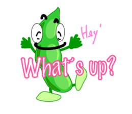 Mr. Edamame sticker #5791901