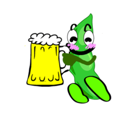 Mr. Edamame sticker #5791916