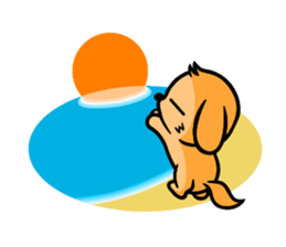 dog name is aresuke. sticker #5792684