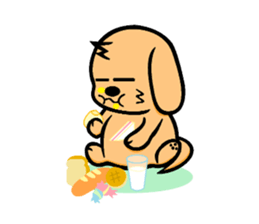dog name is aresuke. sticker #5792707