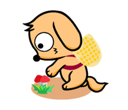 dog name is aresuke. sticker #5792712