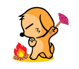 dog name is aresuke. sticker #5792714