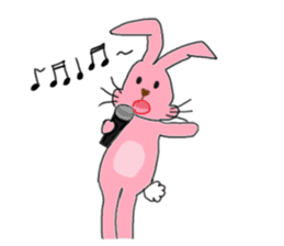 Bunny loves life! sticker #5793052