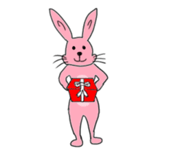 Bunny loves life! sticker #5793071