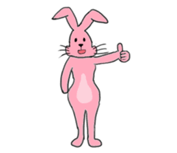 Bunny loves life! sticker #5793072