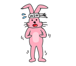 Bunny loves life! sticker #5793079
