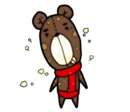 Akapan-Bear sticker #5793719