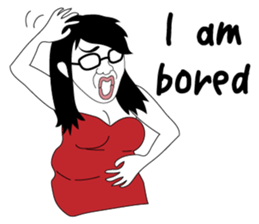 Little Miss Loser v.2(English) sticker #5793795