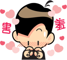 John & Michelle's love story sticker #5794207