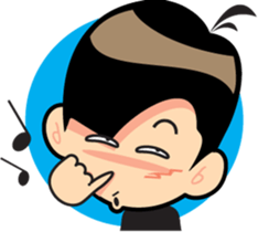 John & Michelle's love story sticker #5794230