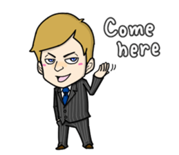 emotion of businessman3 sticker #5794684