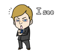 emotion of businessman3 sticker #5794686