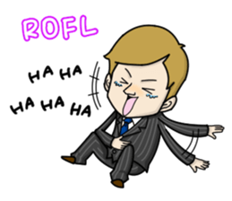 emotion of businessman3 sticker #5794688