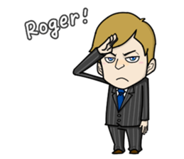 emotion of businessman3 sticker #5794693