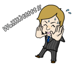emotion of businessman3 sticker #5794697