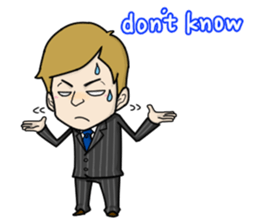 emotion of businessman3 sticker #5794700