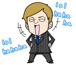 emotion of businessman3 sticker #5794701