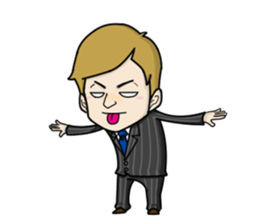 emotion of businessman3 sticker #5794706