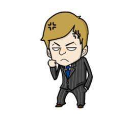 emotion of businessman3 sticker #5794708