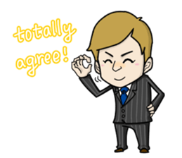 emotion of businessman3 sticker #5794709